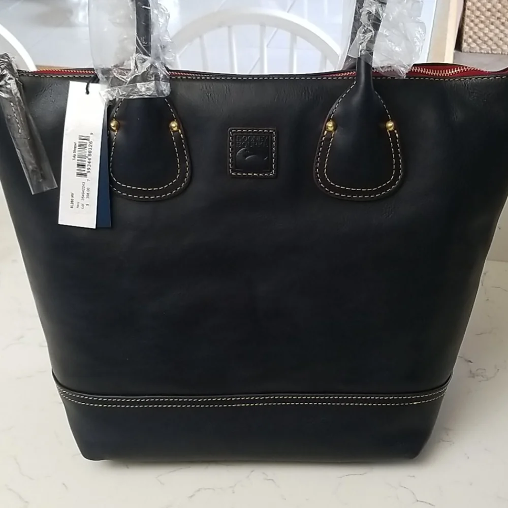 Dooney & Bourke Navy blue Leather Tote - Picture 7 of 12